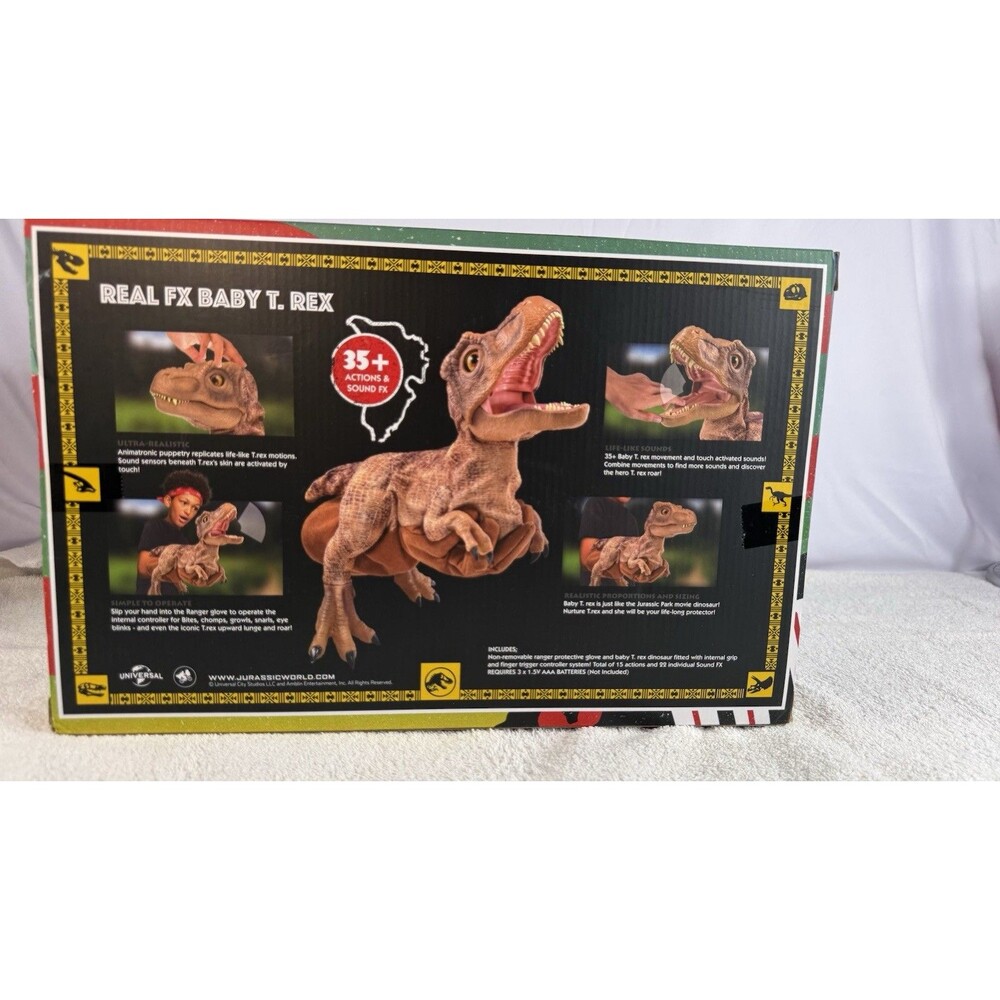 WOW! STUFF Jurassic Park Real FX Baby T.REX animatronic toy - Picture 5 of 6